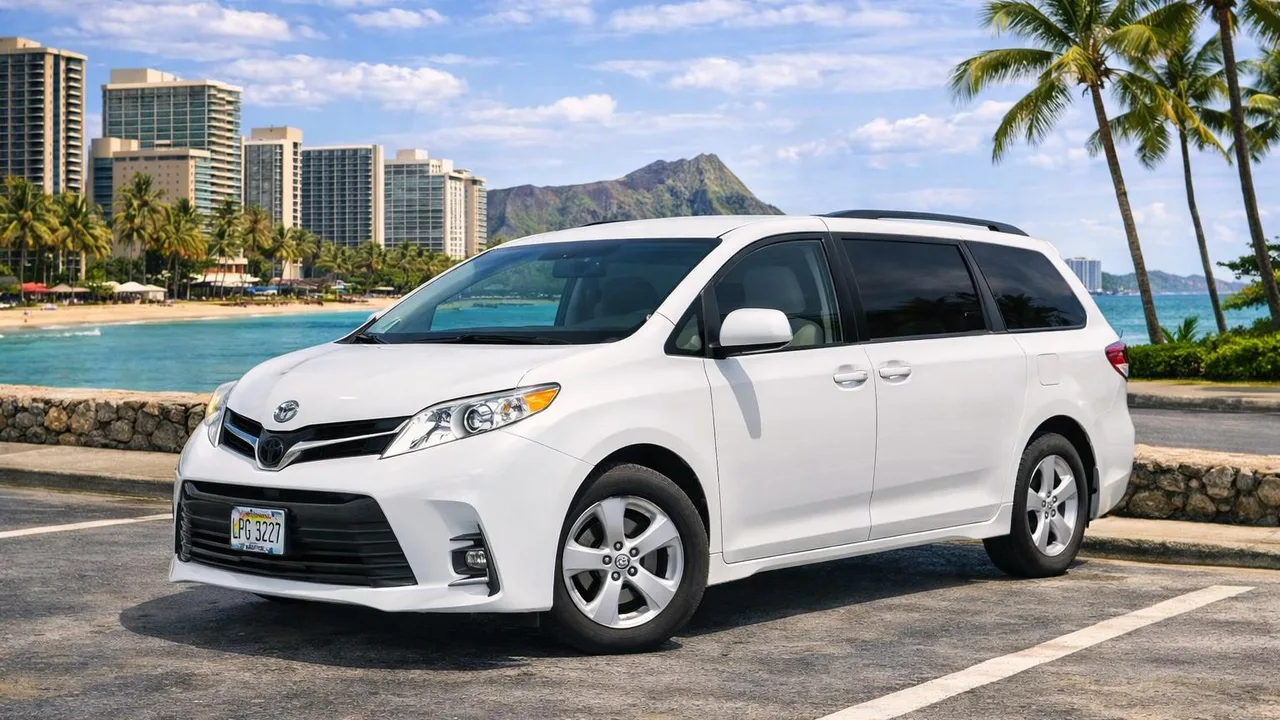 2018 Toyota Sienna LE from the Island Luxe fleet on Oʻahu
