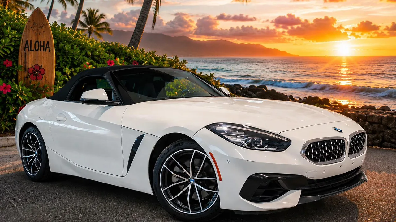 2020 BMW Z4 sDrive30i from the Island Luxe fleet on Oʻahu