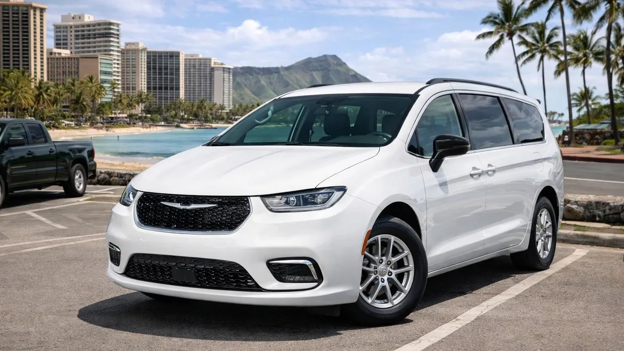 2021 Chrysler Pacifica Touring L from the Island Luxe fleet on Oʻahu