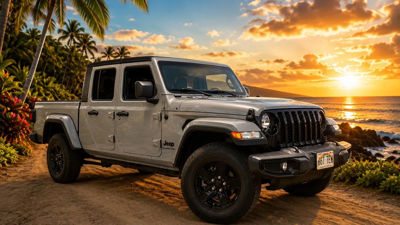 2021 Jeep Gladiator California Edition from the Island Luxe fleet on Oʻahu