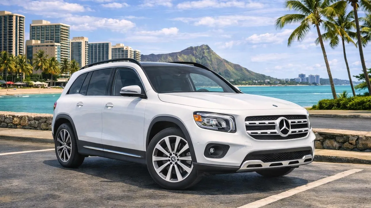 2021 Mercedes-benz Glb-Class GLB 250 from the Island Luxe fleet on Oʻahu