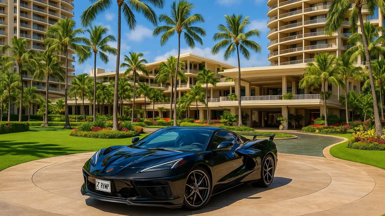 2022 Chevrolet Corvette 3LT from the Island Luxe fleet on Oʻahu